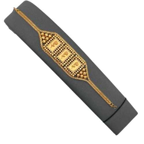 إسوارة ذهب عيار 21 الوزن 15.81 جرام