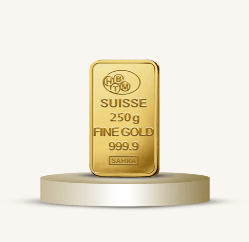 سبيكة ذهب 250 جرام عيار 24 للاستثمار سبيكة ذهب للبيع والشراء | قمة زاوية الشفاء للذهب والمجوهرات