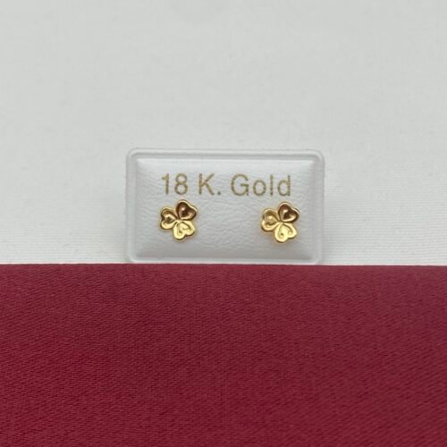 حلق طبي ذهب عيار 18 الوزن 0.3 جرام