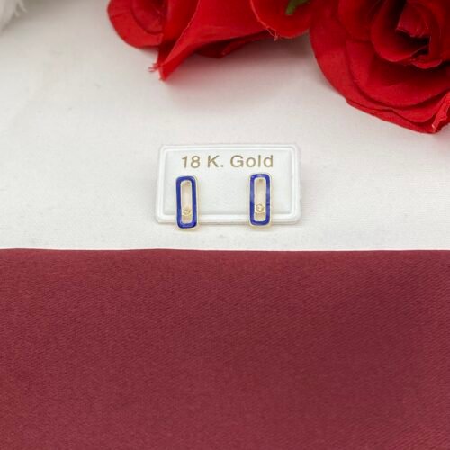 حلق طبي ذهب عيار 18 الوزن 0.4 جرام