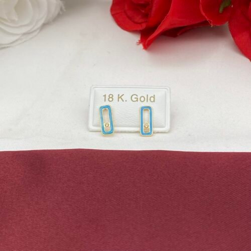 حلق طبي ذهب عيار 18 الوزن 0.4 جرام