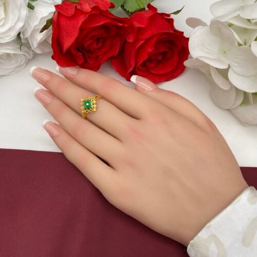 خاتم ذهب عيار 21 الوزن 1.82 جرام