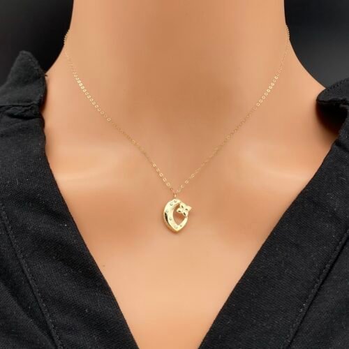 عقد ذهب عيار 18 الوزن 1.19 جرام