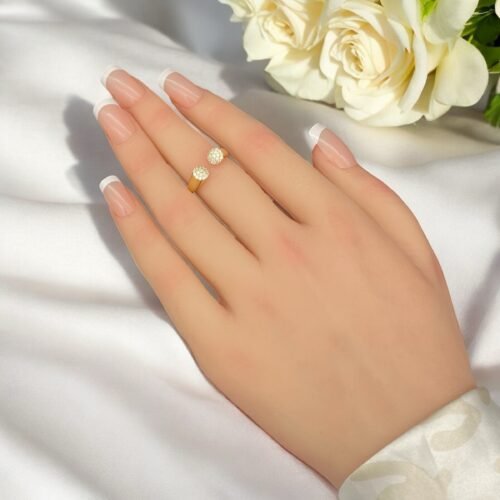 خاتم ذهب عيار 18 الوزن 2 جرام