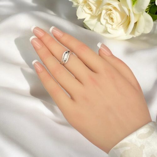 خاتم ذهب عيار 18 الوزن 1.18 جرام