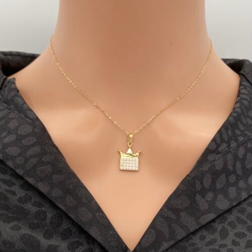 عقد ذهب عيار 18 الوزن 1.69 جرام