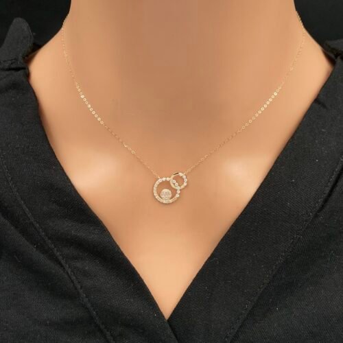 عقد ذهب عيار 18 الوزن 0.88 جرام