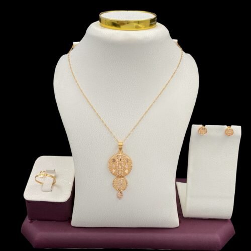 نصف طقم ذهب عيار 21 الوزن 4 جرام