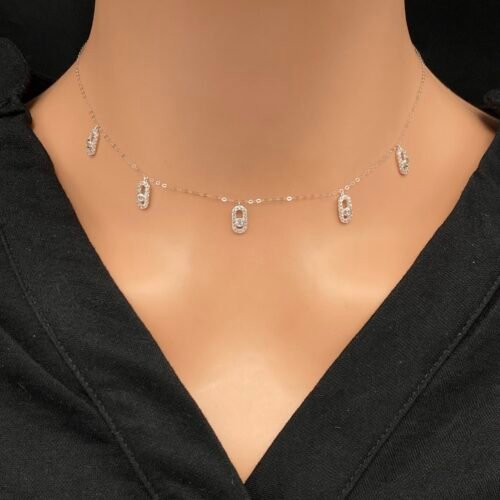 عقد ذهب عيار 18 الوزن 1.67 جرام