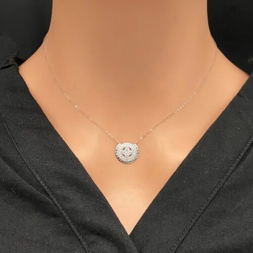 عقد ذهب عيار 18 الوزن 1.18 جرام