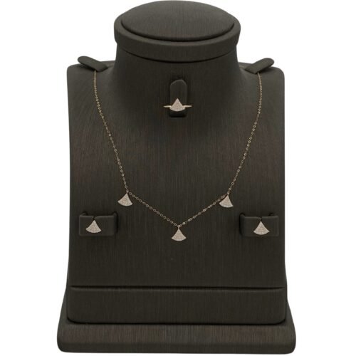 نصف طقم ذهب عيار 18 الوزن 1.41 جرام