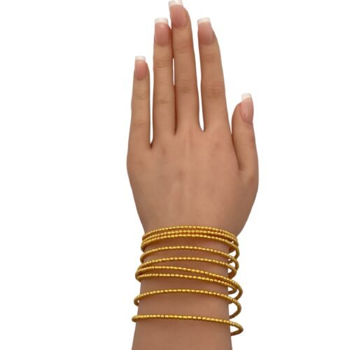 إسوارة ذهب عيار 21 الوزن 36.71 جرام