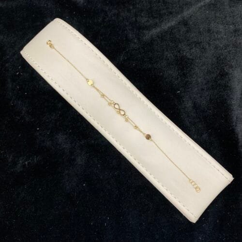 إسوارة ذهب عيار 18 الوزن 1.09 جرام