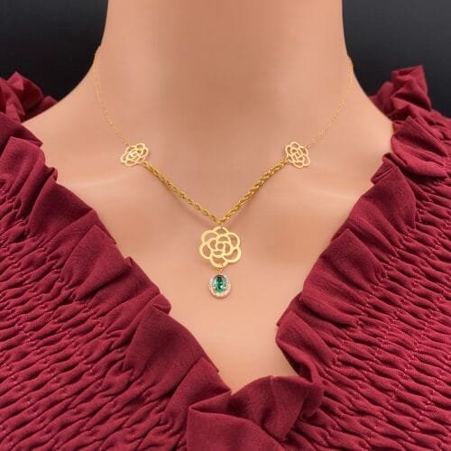 عقد ذهب عيار 21 الوزن 1.71 جرام