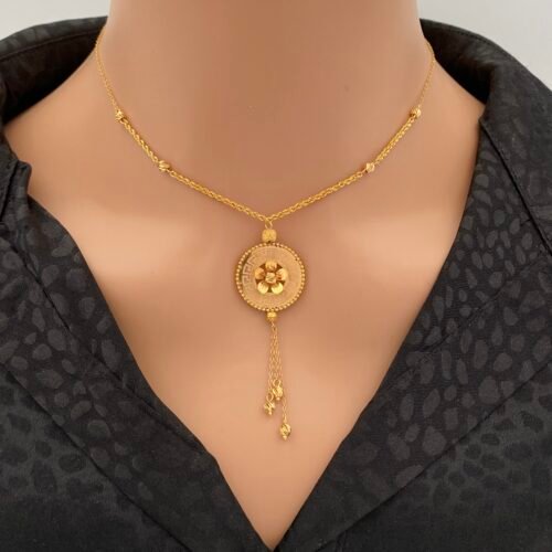 سبحة ذهب عيار 21 الوزن 4.22 جرام