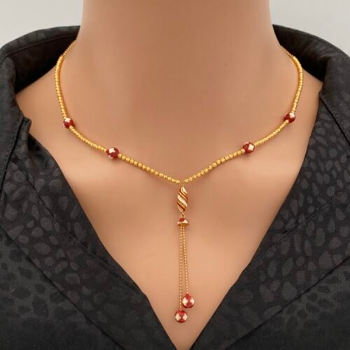 سبحة ذهب عيار 21 الوزن 11.48 جرام