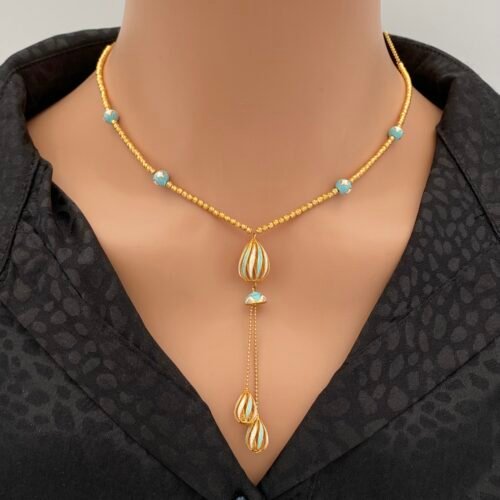 سبحة ذهب عيار 21 الوزن 13.29 جرام