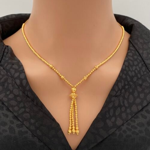 سبحة ذهب عيار 21 الوزن 13.85 جرام