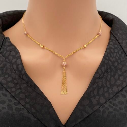 سبحة ذهب عيار 21 الوزن 4.02 جرام