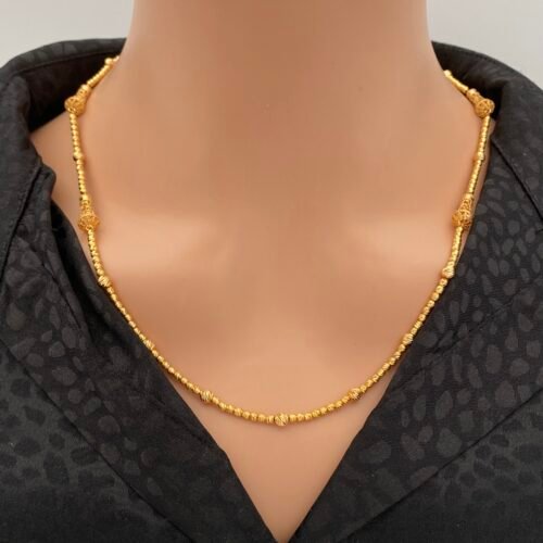 سبحة ذهب عيار 21 الوزن 22.69 جرام