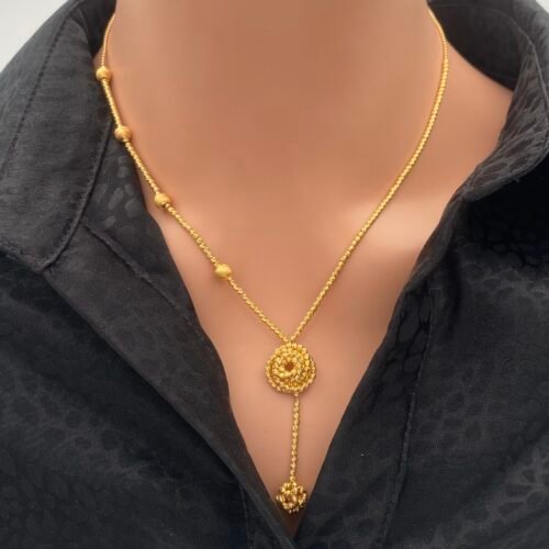 سبحة ذهب عيار 21 الوزن 12.05 جرام