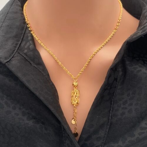 سبحة ذهب عيار 21 الوزن 6.83 جرام