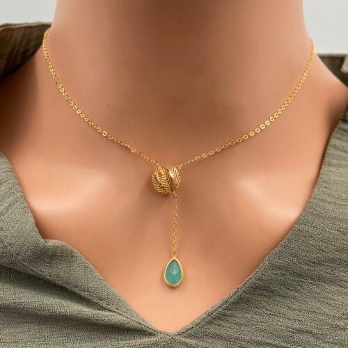 عقد ذهب عيار 21 الوزن 2.46 جرام