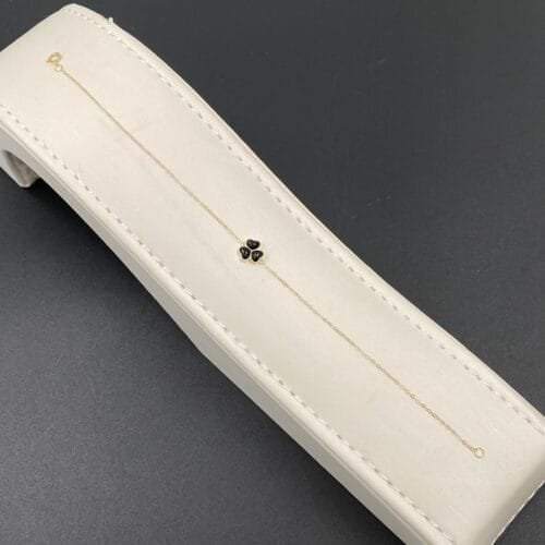 إسوارة ذهب عيار 18 الوزن 0.53 جرام