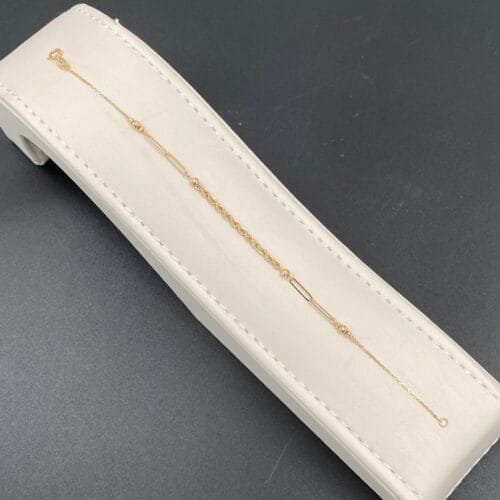 إسوارة ذهب عيار 18 الوزن 1.16 جرام