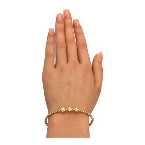 إسوارة ذهب عيار 18 الوزن 6.69 جرام