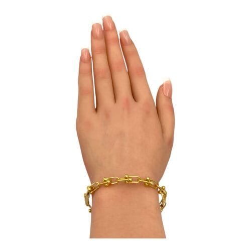 إسوارة ذهب عيار 18 الوزن 14.52 جرام