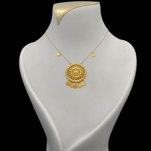 عقد ذهب عيار 21 الوزن 3.21 جرام