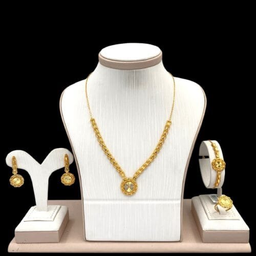 طقم ذهب عيار 21 الوزن 30.48 جرام