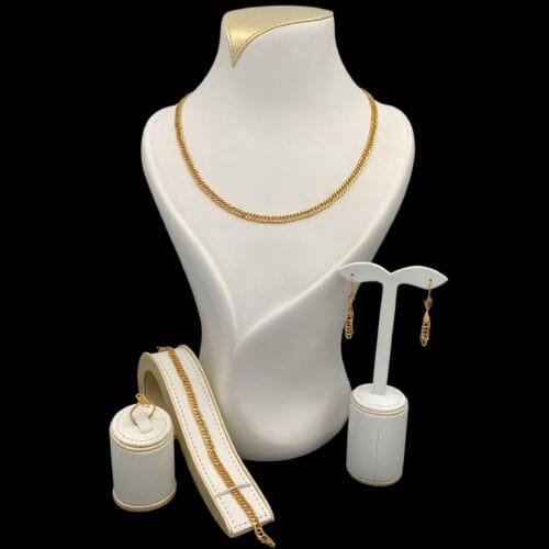 طقم ذهب عيار 21 الوزن 26.07 جرام