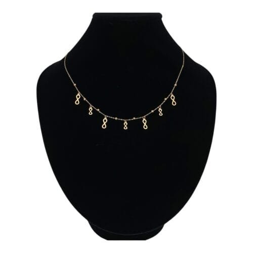 عقد ذهب عيار 18 الوزن 1.72 جرام