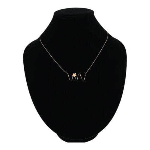 عقد ذهب عيار 18 الوزن 2.01 جرام