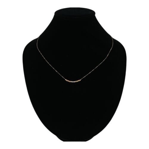 عقد ذهب عيار 18 الوزن 0.60 جرام