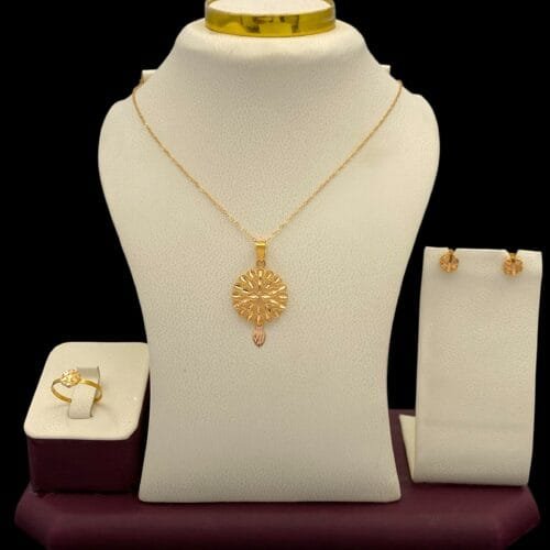 نصف طقم ذهب عيار 21 الوزن 3.75 جرام