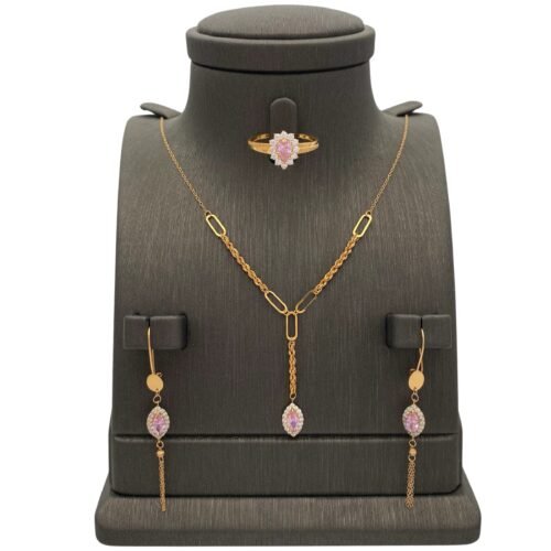 نصف طقم ذهب عيار 21 الوزن 5.02 جرام