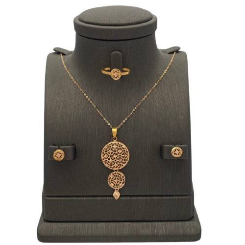 نصف طقم ذهب عيار 21 الوزن 4.01 جرام