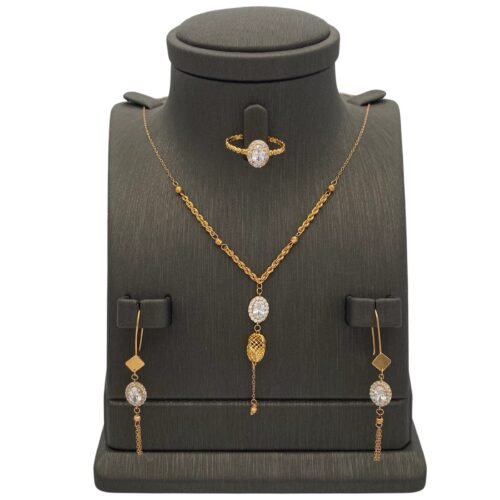 نصف طقم ذهب عيار 21 الوزن 5.35 جرام