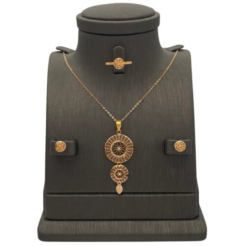 نصف طقم ذهب عيار 21 الوزن 4.14 جرام