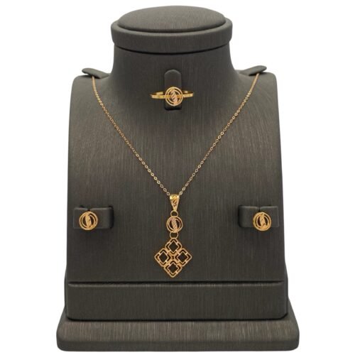 نصف طقم ذهب عيار 21 الوزن 4.46 جرام