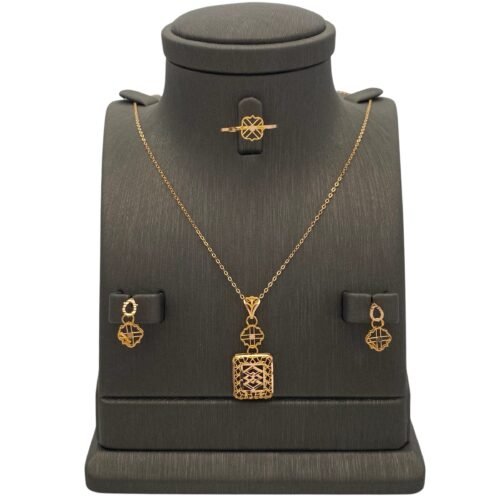 نصف طقم ذهب عيار 21 الوزن 4 جرام