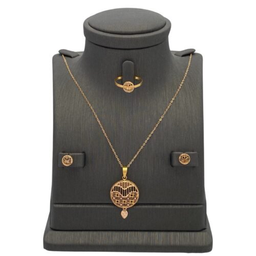 نصف طقم ذهب عيار 21 الوزن 3.45 جرام