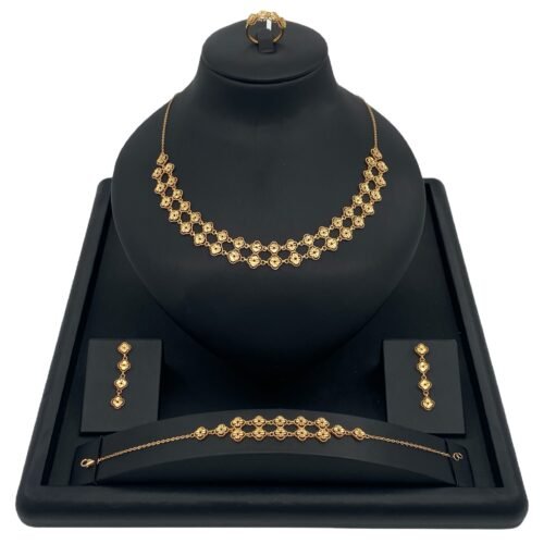 طقم ذهب عيار 21 الوزن 21.43 جرام