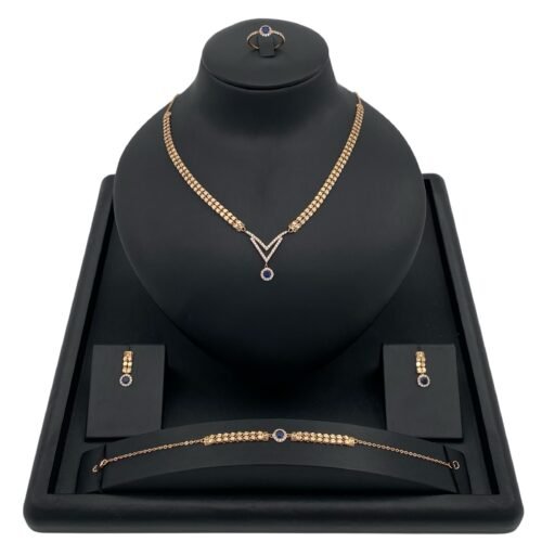 طقم ذهب عيار 21 الوزن 14.10 جرام