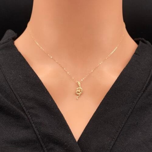 عقد ذهب عيار 18 الوزن 1 جرام