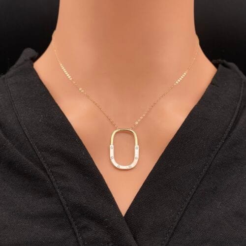 عقد ذهب عيار 18 الوزن 1.51 جرام