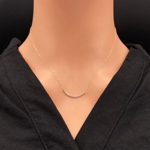 عقد ذهب عيار 18 الوزن 0.60 جرام